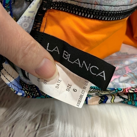 NWOT La Blanca Tankini size 6 - Picture 6 of 7